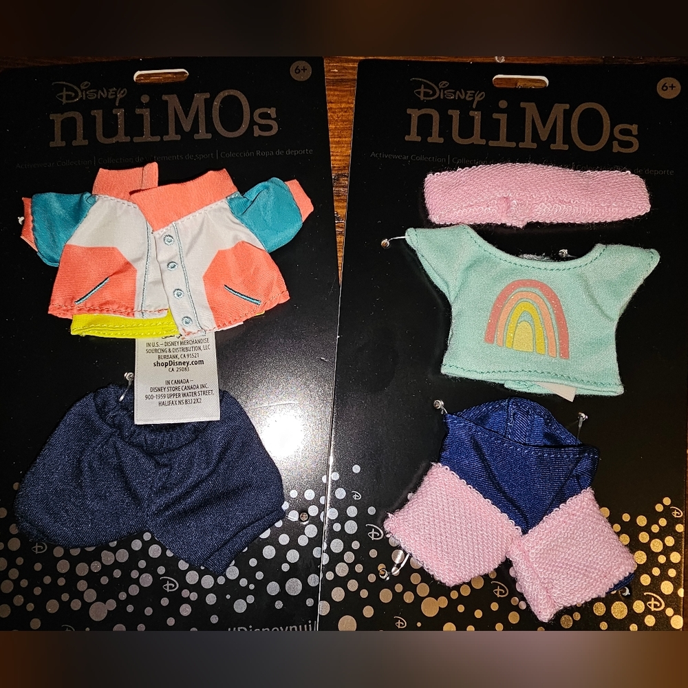 New set of 2 Disney nuiMos Activewear Collection
